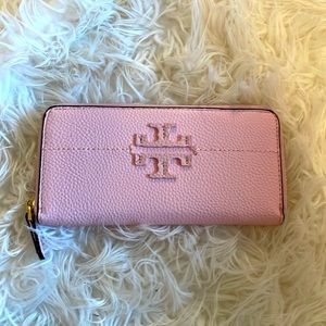 Pink Tory Burch Wallet- never used
